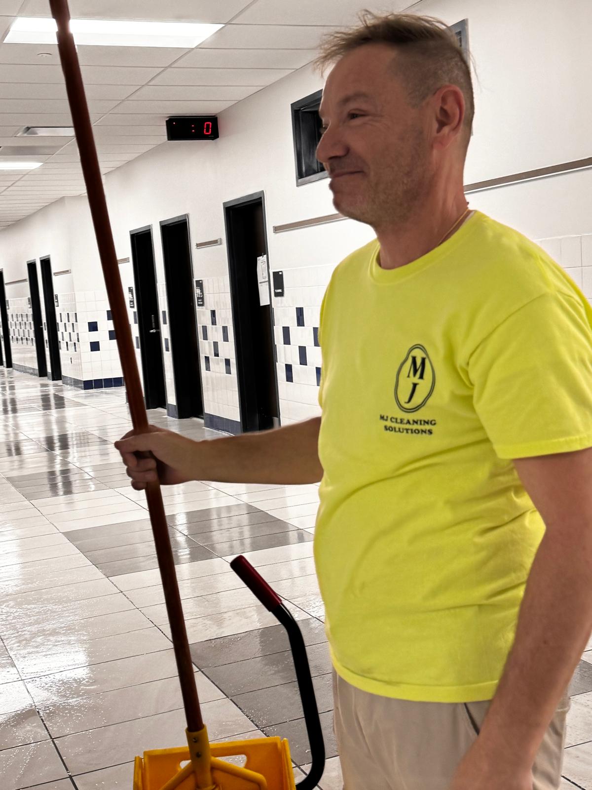 Southern Garrett Elementary School — detailed cleaning work
